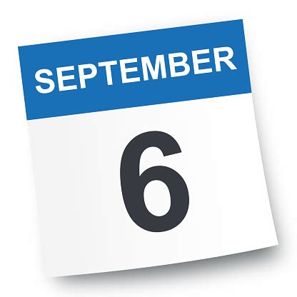 September 6 Calendar